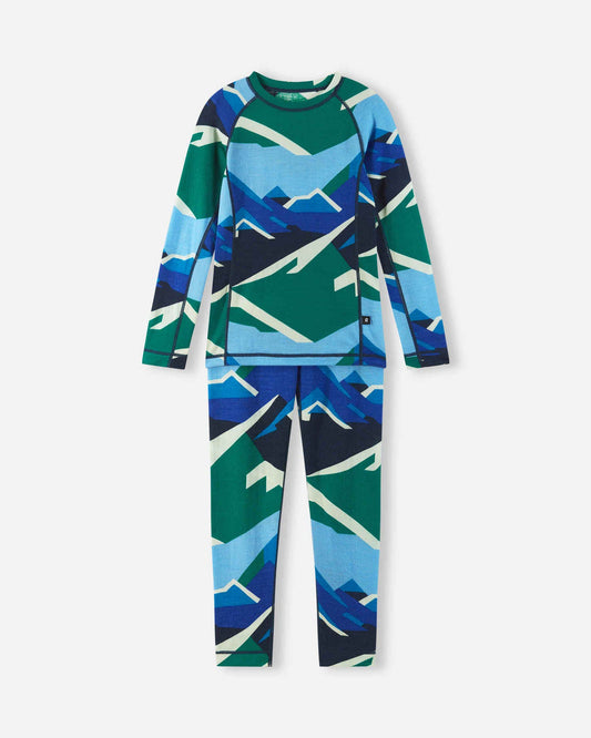 Kids' wool-lyocell base-layer set Taitoa Skiwear