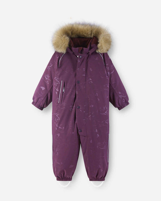 Toddlers' waterproof down snowsuit Aapua Winter