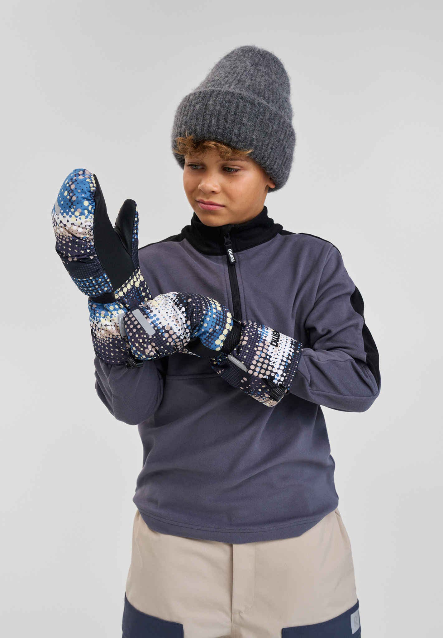 Kids' waterproof ski mittens Vanukko Skiwear