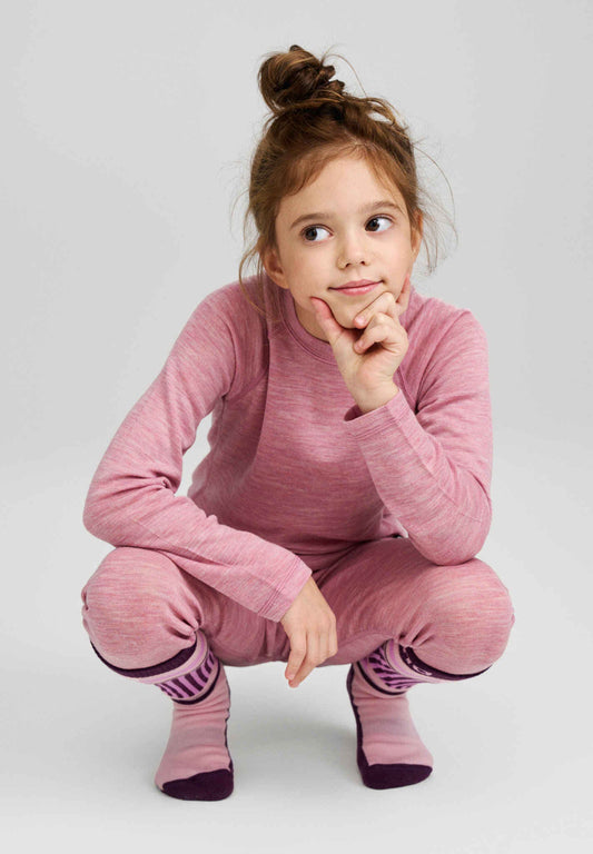 Kids' wool base-layer set Kinsei Winter