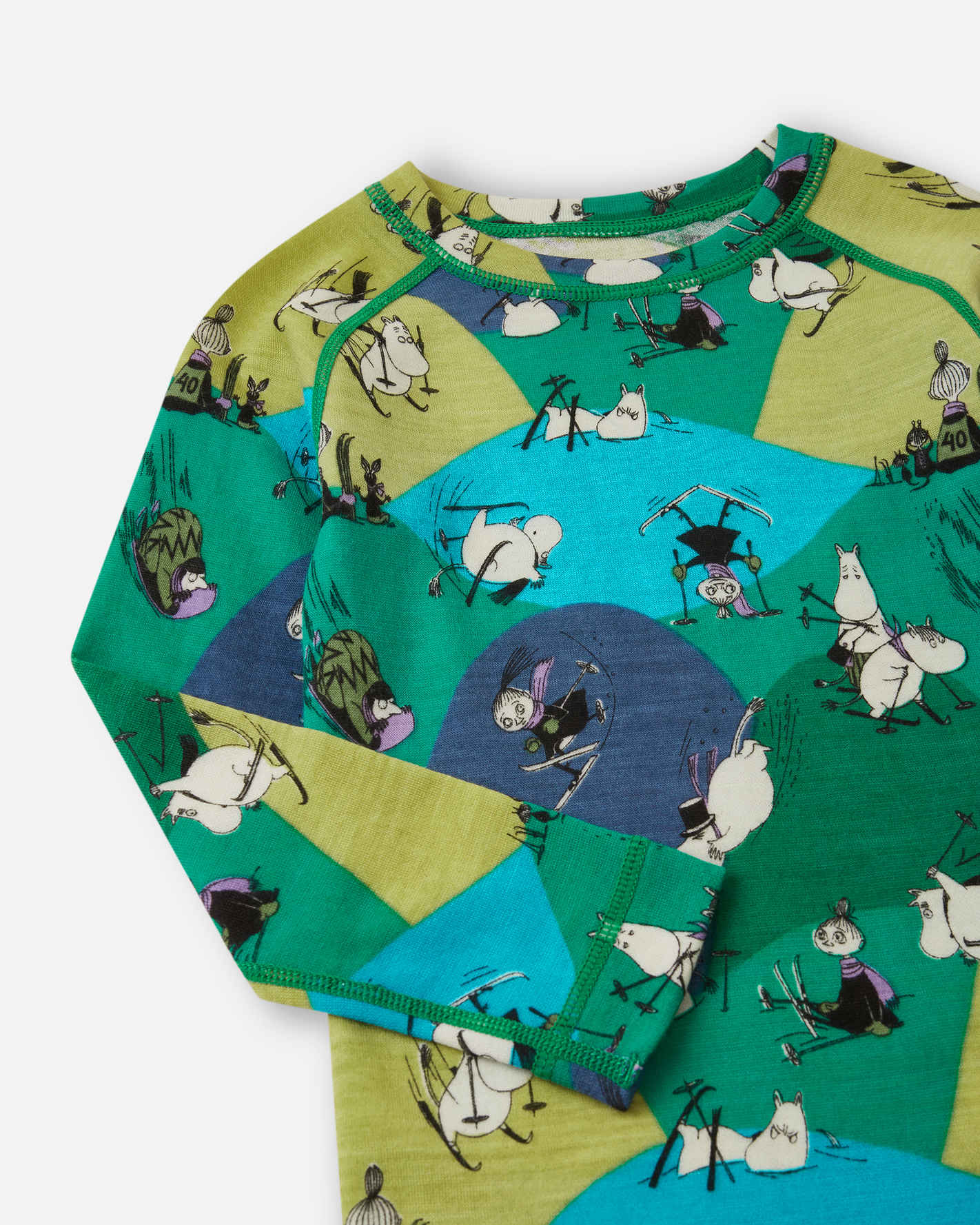 Toddlers' wool mix base-layer set Moomin Trivsam Winter