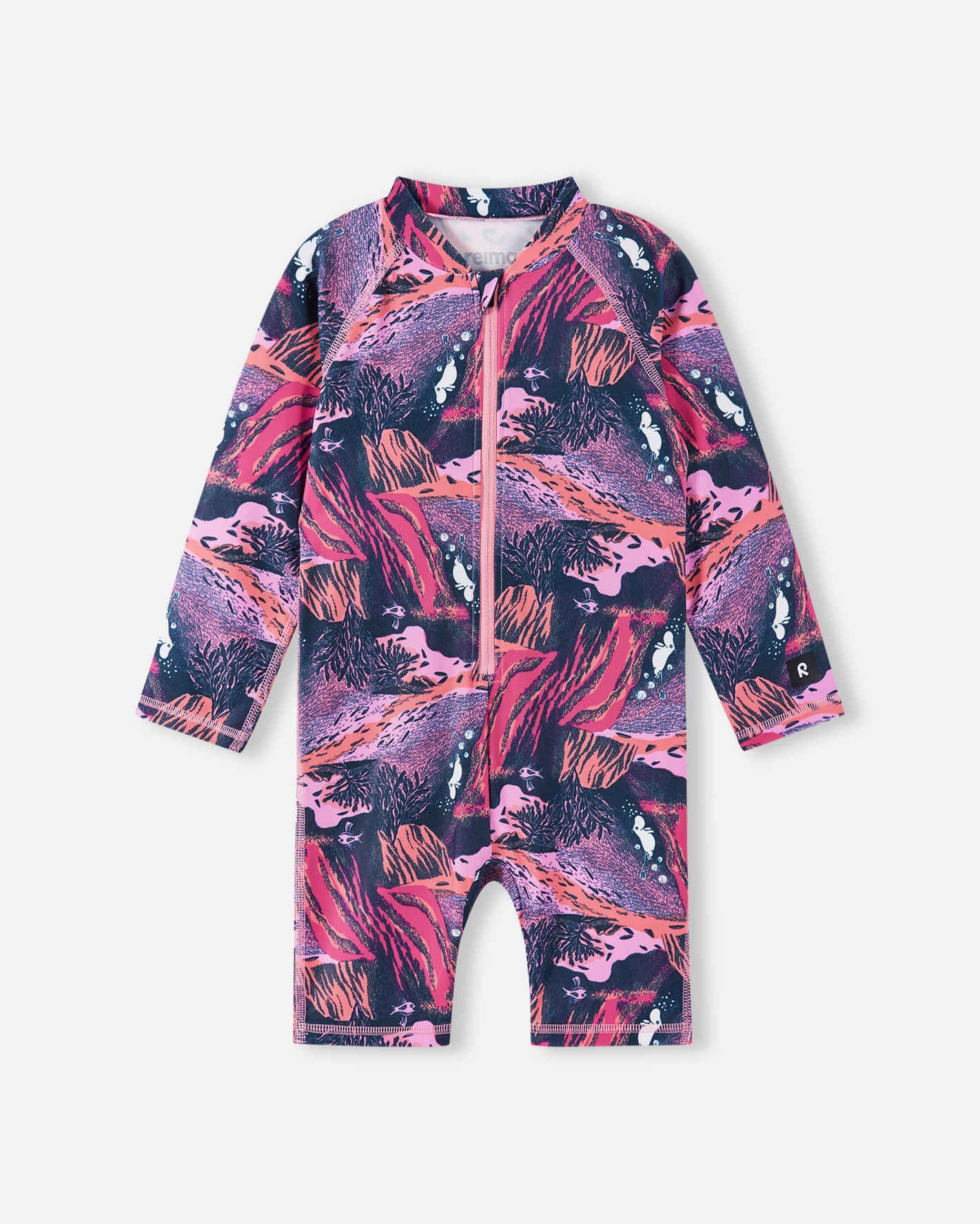 Toddlers' UV protective one piece swimsuit Moomin Sandig Winter