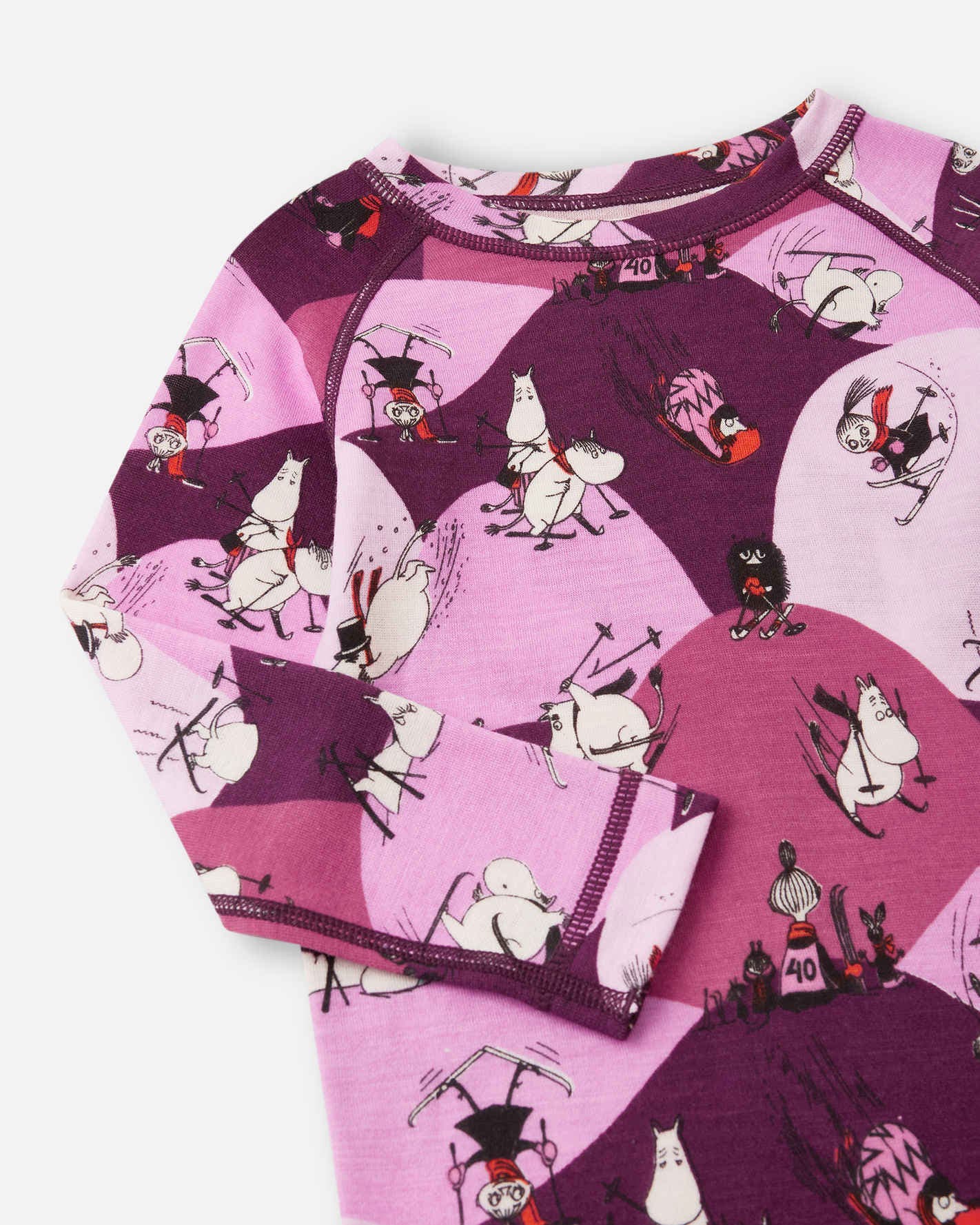 Toddlers' wool mix base-layer set Moomin Trivsam Winter