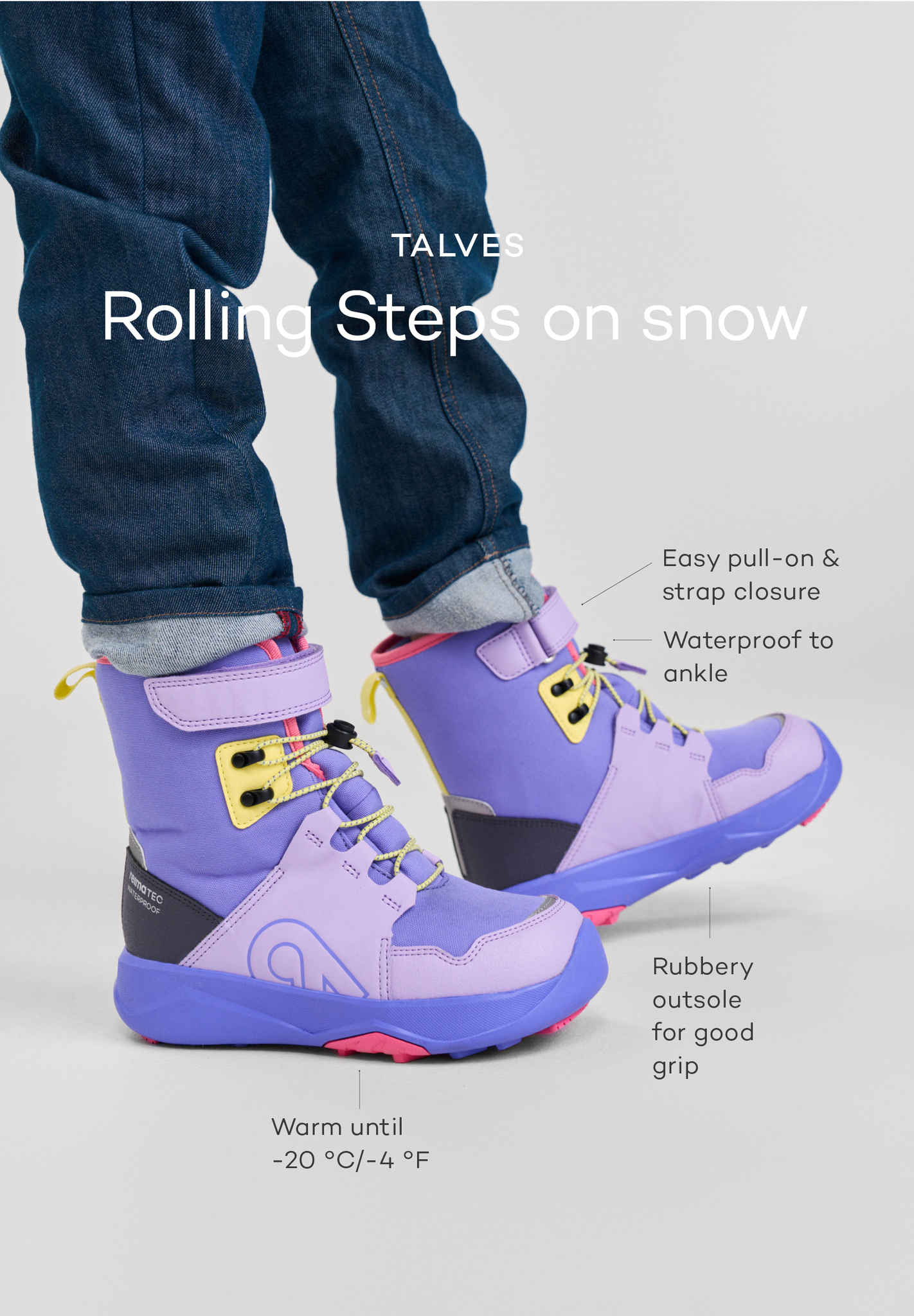 Kids' waterproof winter Shoes Talves Shoes