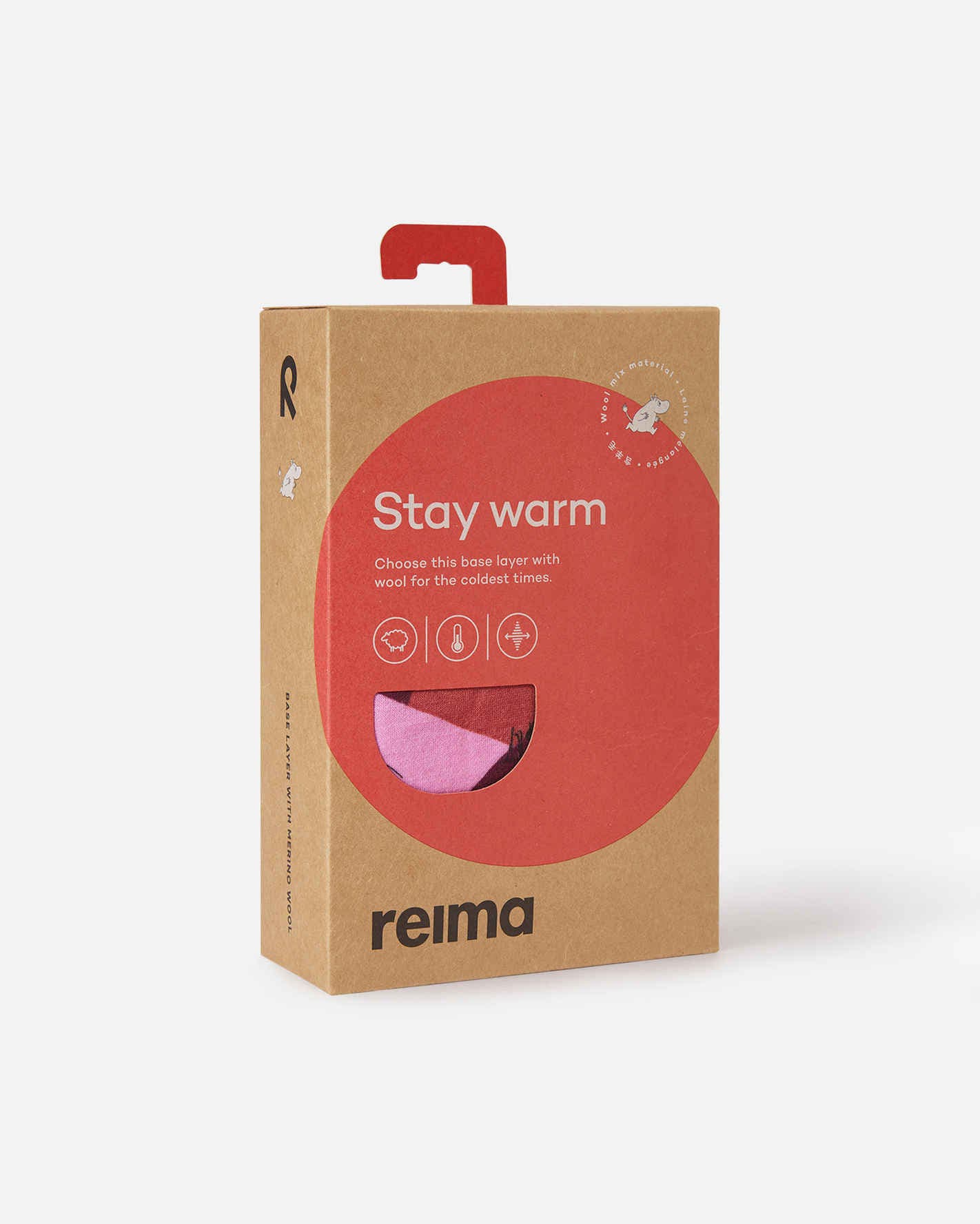 Toddlers' wool mix base-layer set Moomin Trivsam Winter