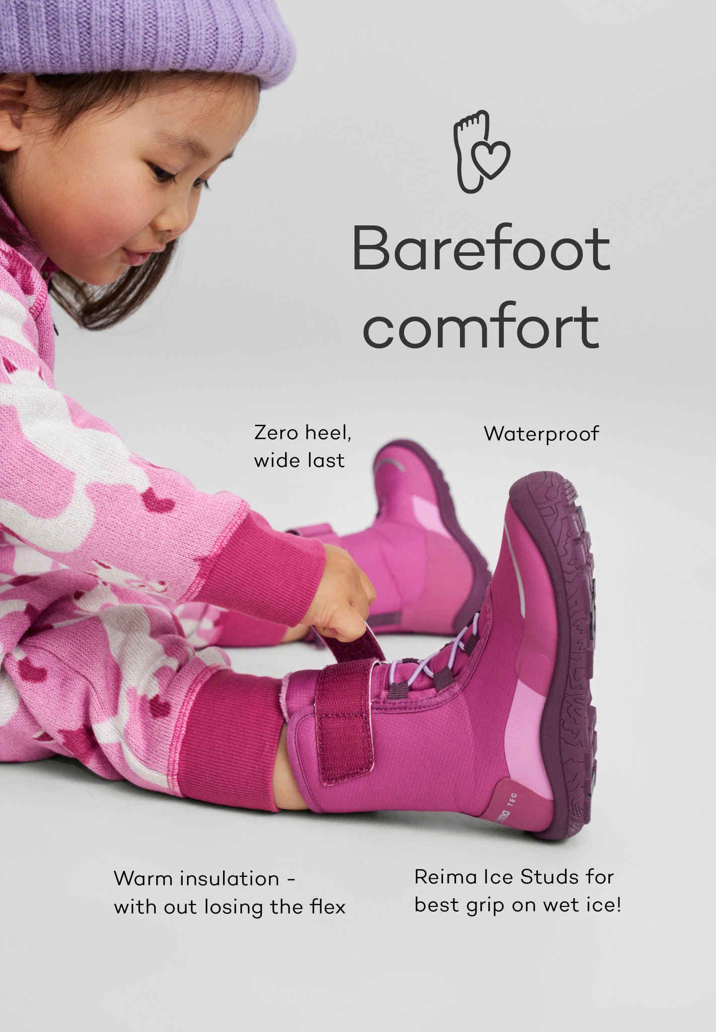 Kids' barefoot winter boots Talvella Kids Shoes