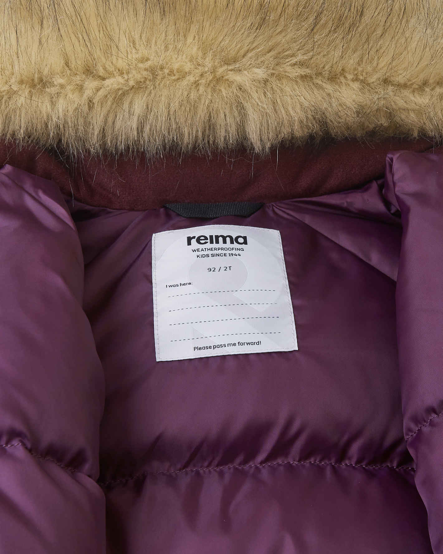 Toddlers' waterproof down snowsuit Aapua Winter