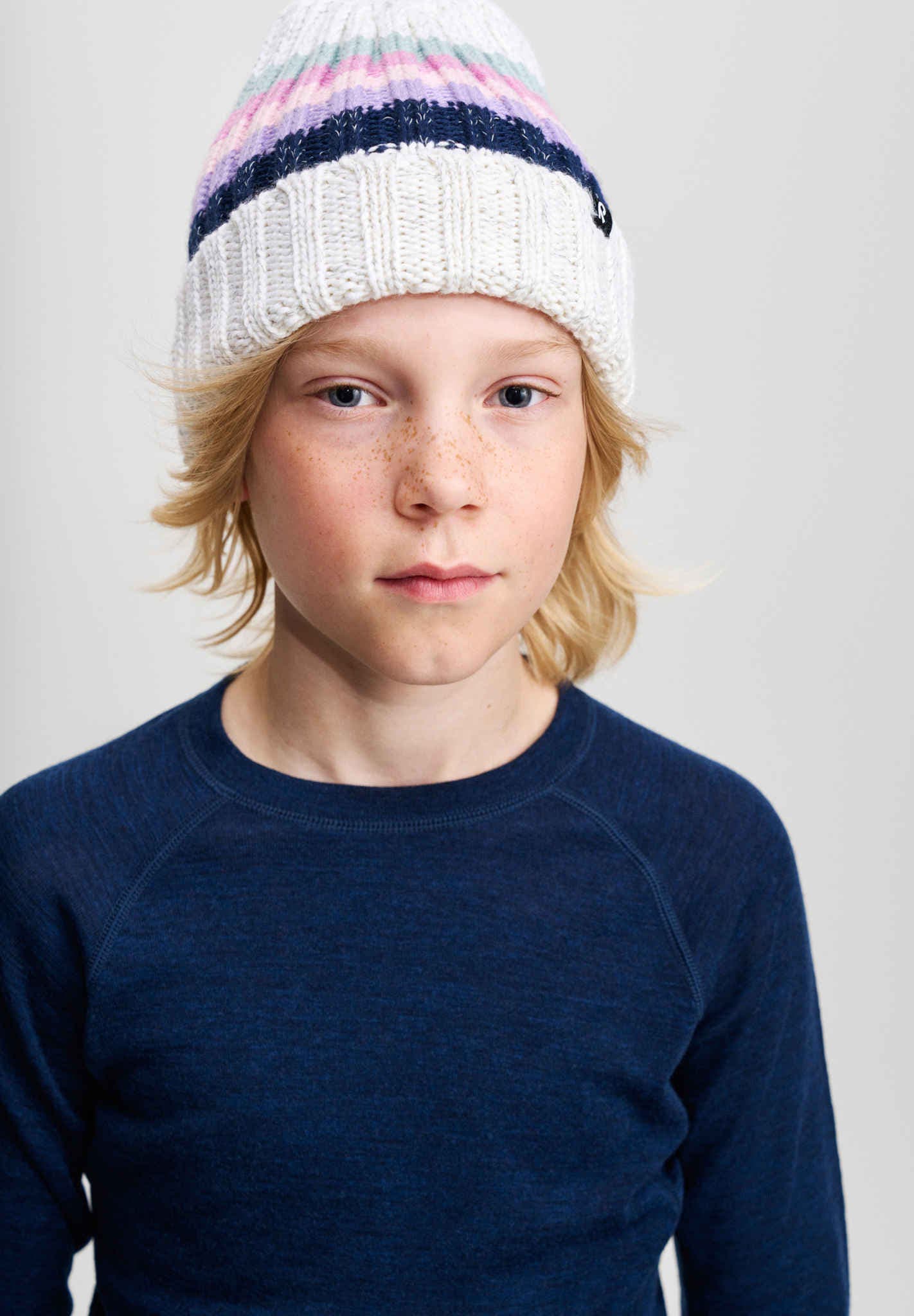 Kids' merino wool mix beanie Vilke Accessories