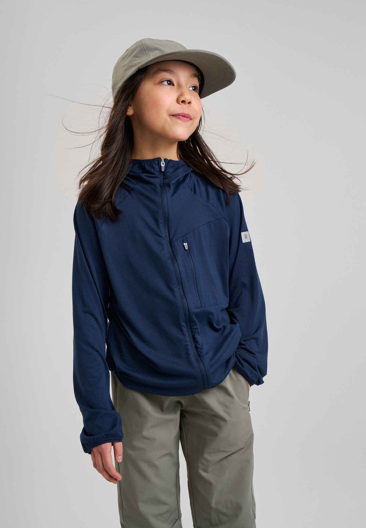 Kids' bug repellent zip-up hoodie Hytyt枚n Winter