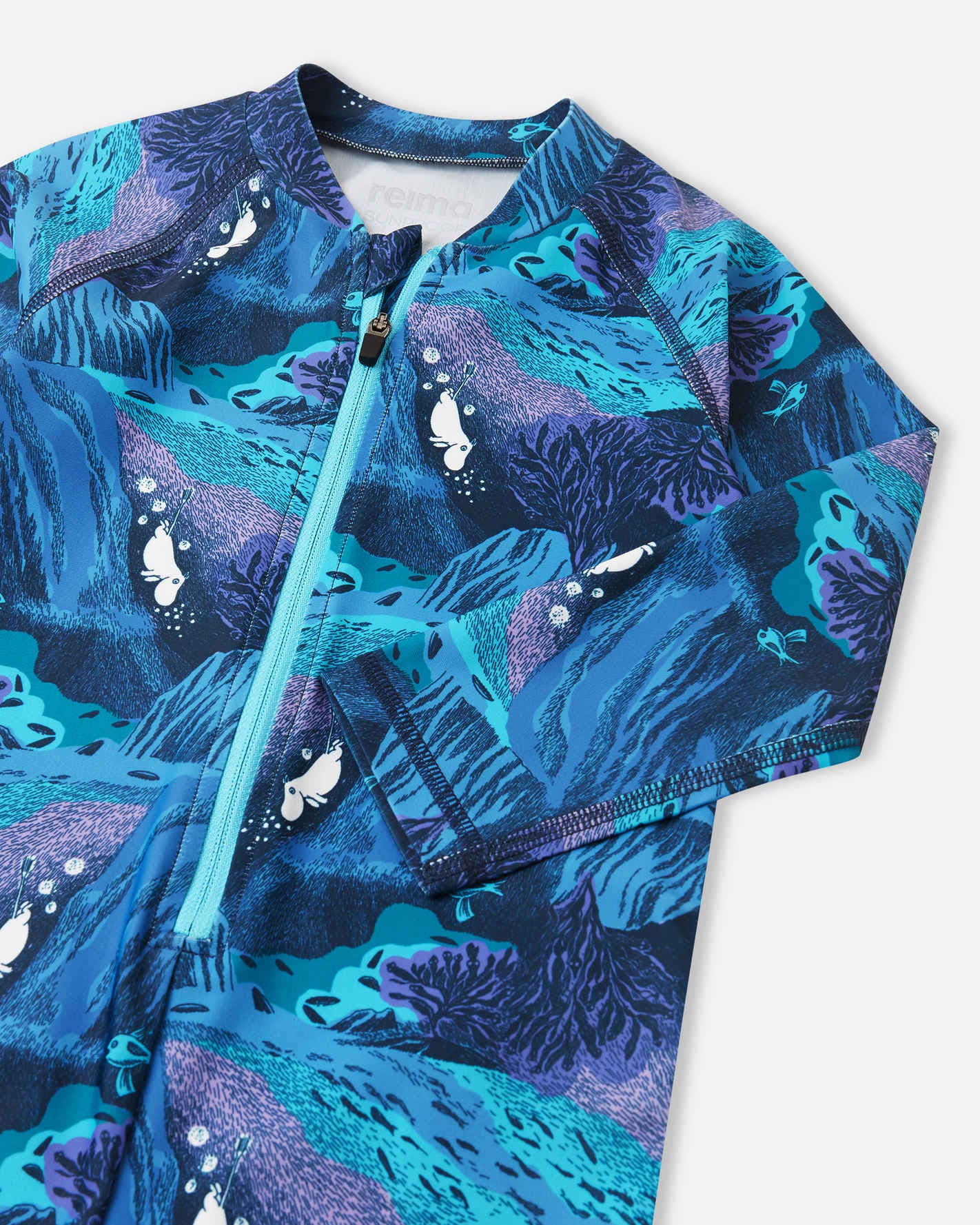 Toddlers' UV protective one piece swimsuit Moomin Sandig Winter